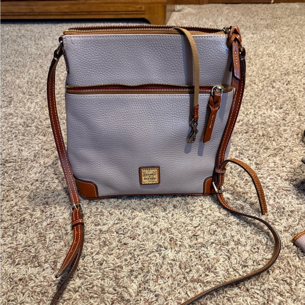 Dooney and Bourke Pebble Grain Crossbody purse & matching wallet